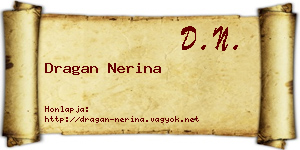 Dragan Nerina névjegykártya